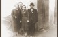 Portrait of the Weidenfeld family wearing Jewish badges in the Czernowitz (Cernauti) ghetto shortly before their deportation to Transnistria.© United States Holocaust Memorial Museum, courtesy of Jack Morgenstern